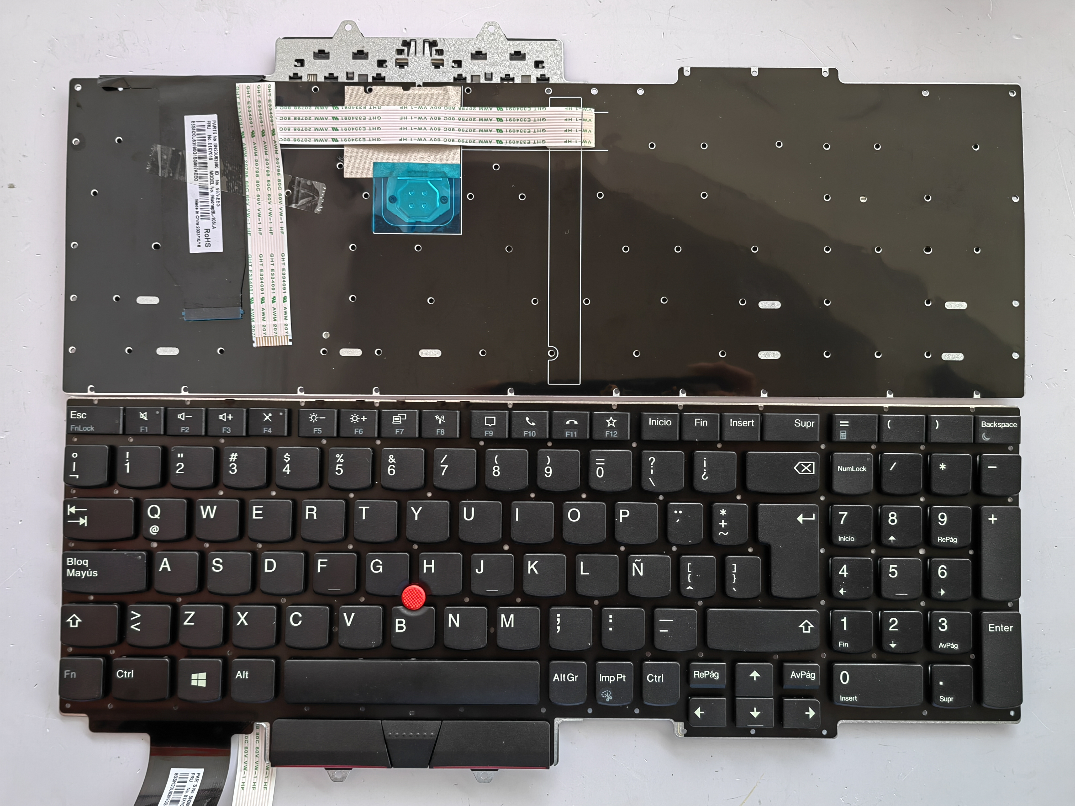 Picture of New Replacement Laptop Keyboard For IBM E15 second generation/E15 GEN2 BLACK With Point (OEM) LA Layout
